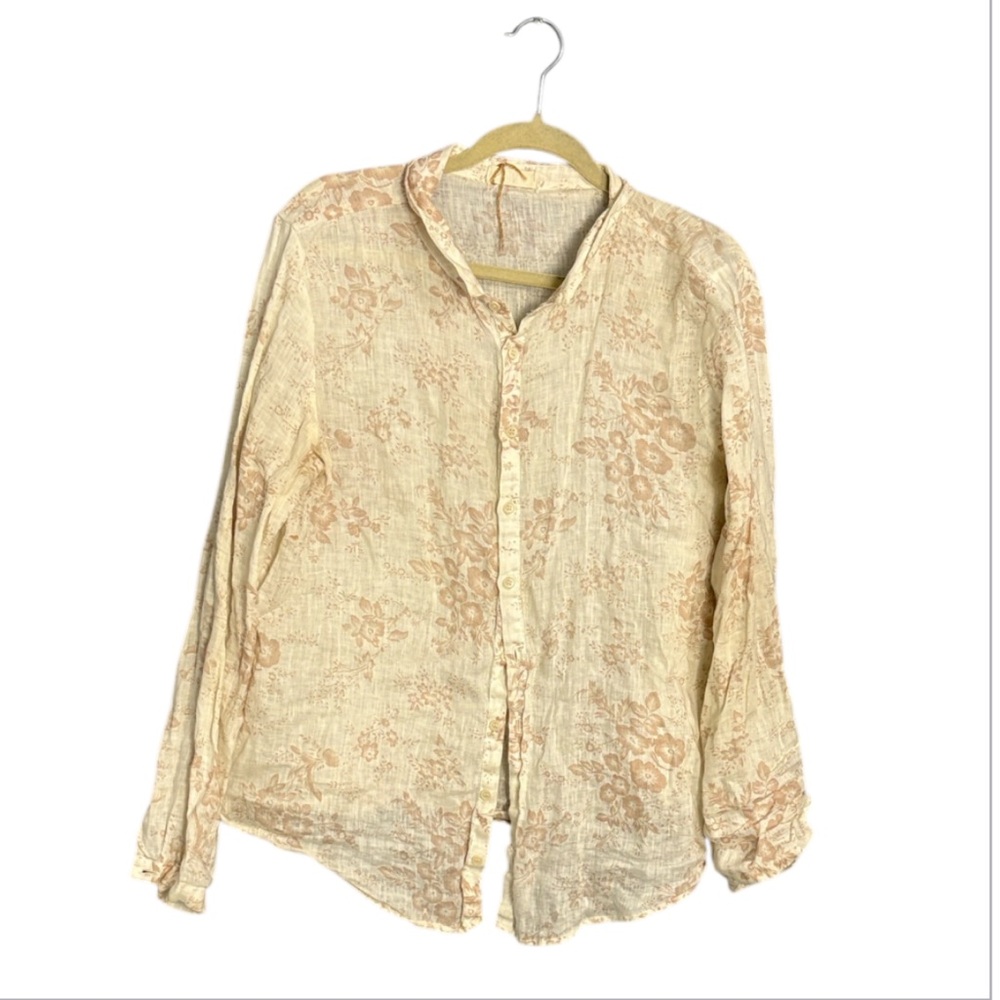 NOT FOR SALE CP SHADES Floral Button-Up Blouse